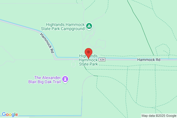 Florida State of, Environmental Protection Department of, Recreation & Parks Division of, Highlands Hammock State Park