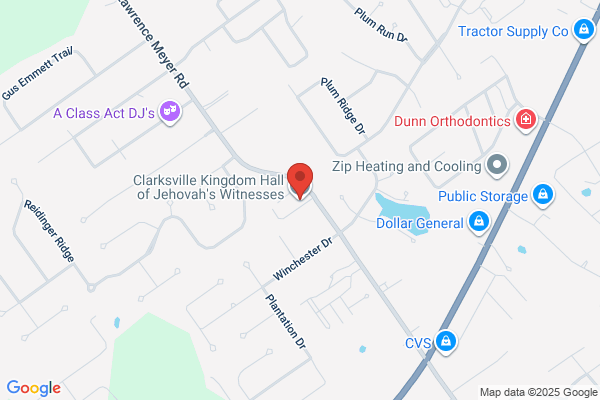 Clarksville Kingdom Hall of Jehovahs Witnesses