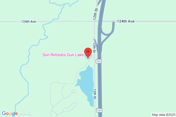 Sun Retreats Gun Lake