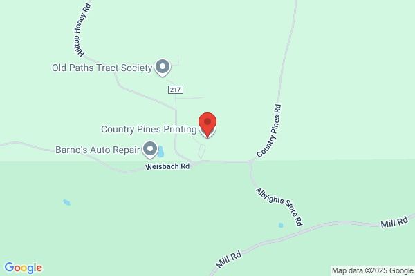 Country Pines Printing