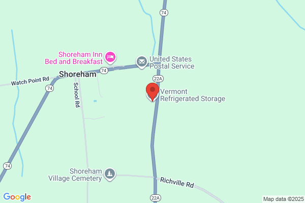 Vermont Refrigerated Storage