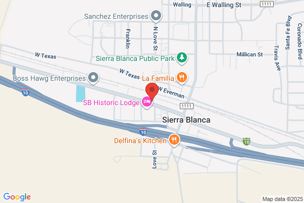 US Government, Post Offices, Sierra Blanca