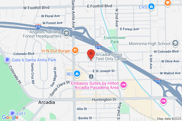Arcadia Smog Test Only Center#2