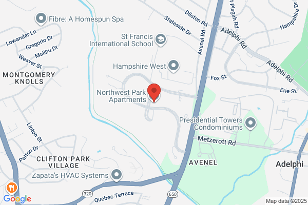 Northwest Park Apartments, For Tenant Consult Telephone Directory