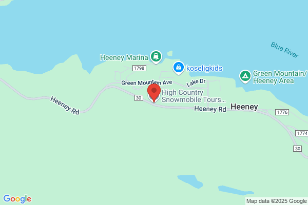 High Country Snowmobile Tours - Heeney Outpost