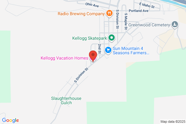 Kellogg Vacation Homes