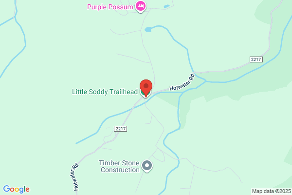 Sluder Road Trailhead of the Cumberland Trail