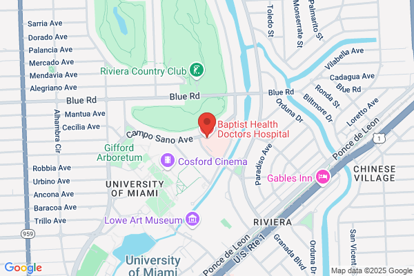 Baptist Health Surgery | Coral Gables (Doctors Hospital)