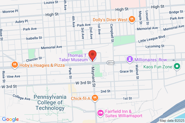 Lycoming County Historical Society & Thomas T Taber Museum