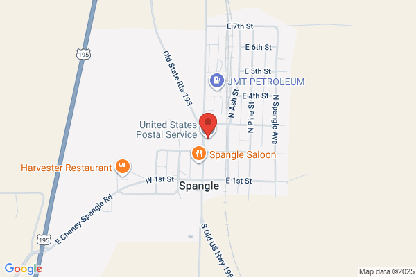 U S Government, Postal Service, Spangle Post Office