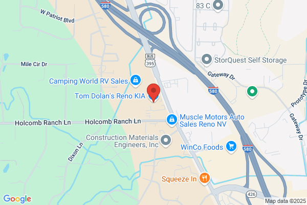 Reno Kia, Parts