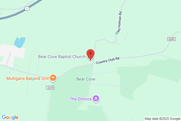 Bear Cove Southern Baptist Church, Parsonage