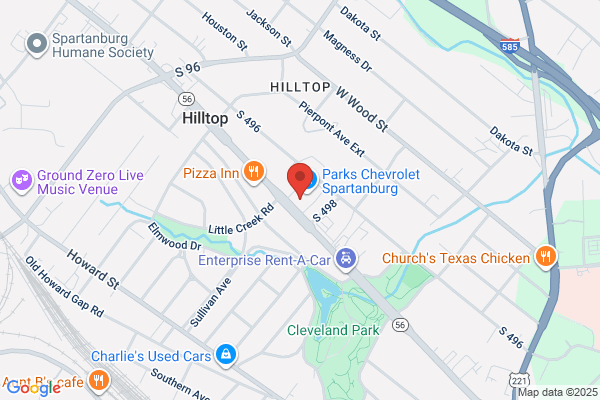 Parks Chevrolet Spartanburg Parts Center