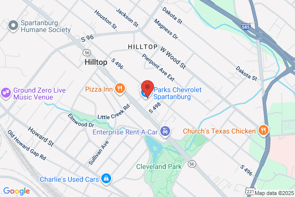 Parks Chevrolet Spartanburg Service Center