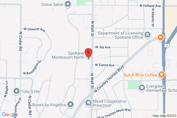 Montessori Certified Pre-Schools, Spokane Montessori School