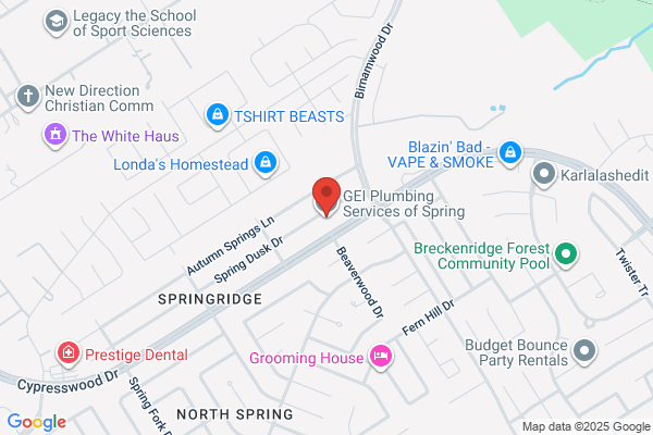 Spring Water Heater Repair