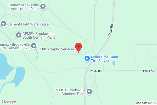 Cliff's  Septic Services Inc