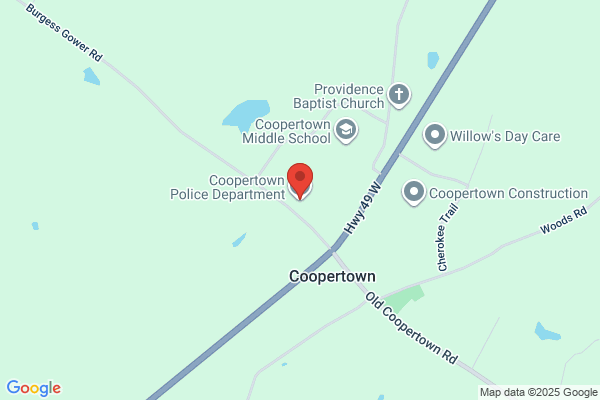 Coopertown, Police Department