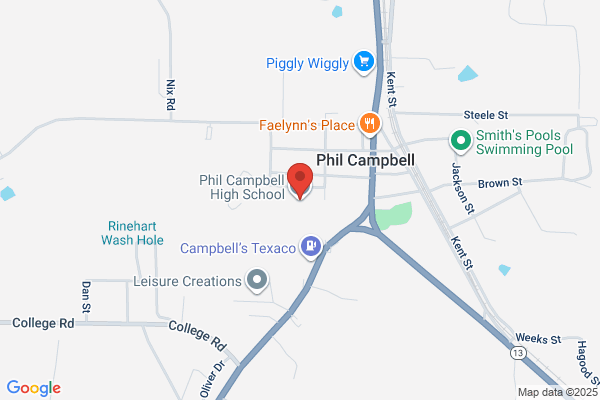 Phil Campbell, High School