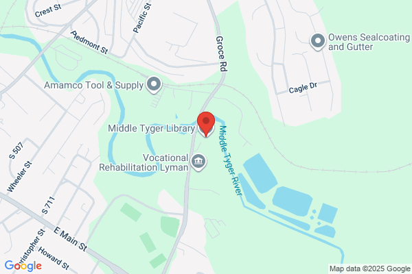 Spartanburg County of, Library, Branch Libraries, Middle Tyger Library
