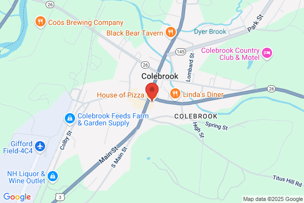 Colebrook House of Pizza