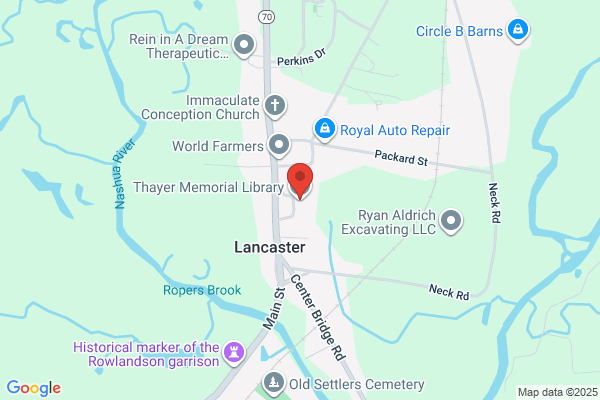 Lancaster Town of, Thayer Memorial Library