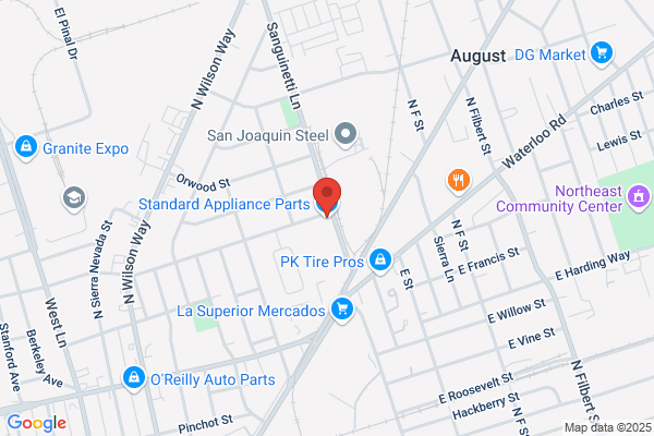 Standard Appliance Parts Co Of Stockton