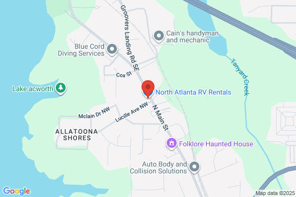 Valet RV Rental (we only deliver & setup at Stone Mountain Park)