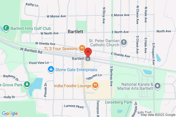 Metra Metropolitan Rail, Passenger Stations, Bartlett