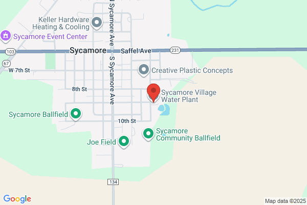 Sycamore Village of, Water Plant