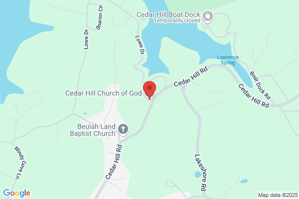 Cedar Hill Church of God, Church