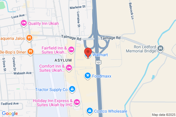 Wal-Mart, Ukiah, Store Information