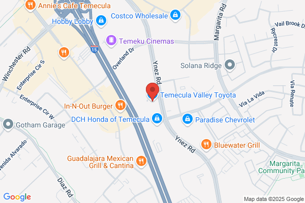 Toyota Temecula Valley, Sales Leasing Service Parts