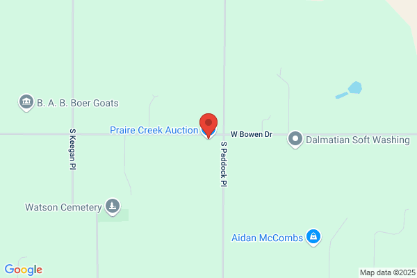 Praire Creek Auction