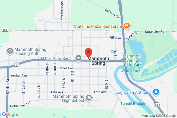 Mammoth Spring City of Equipment Shop