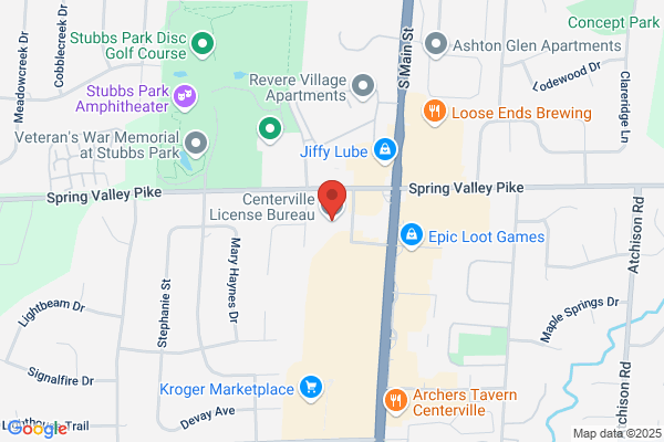 Centerville BMV License Services
