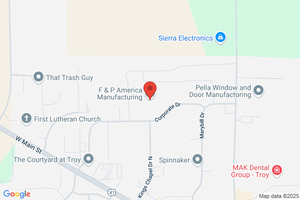 F & P America Mfg Inc