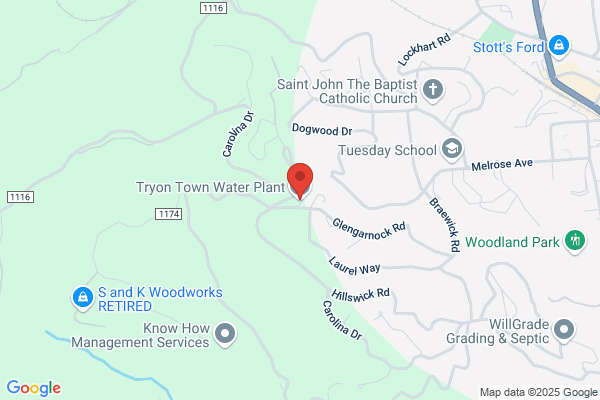 Tryon Town of, Water Plant