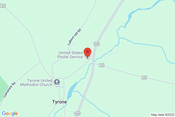 United States Government, Postal Service, Post Offices, Tyrone