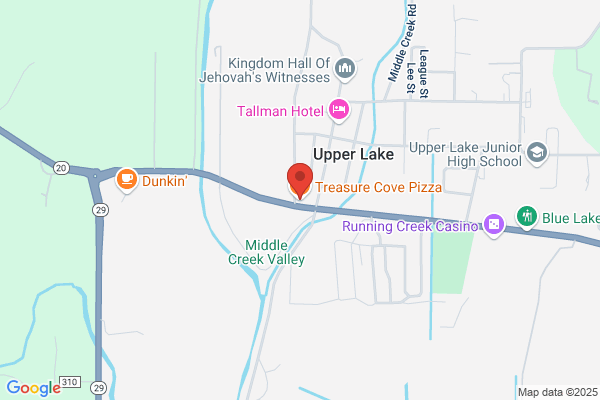Treasure Cove Pizza of Upper Lake