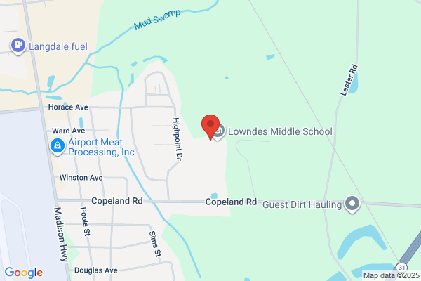Lowndes County Public Schools, Middle Schools, Lowndes