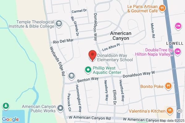 Napa Valley Unified School District, Schools, Elementary Schools, Donaldson Way Elementary School