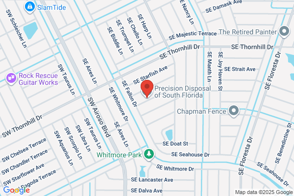 Vero Beach Dumpsters by Precision Disposal