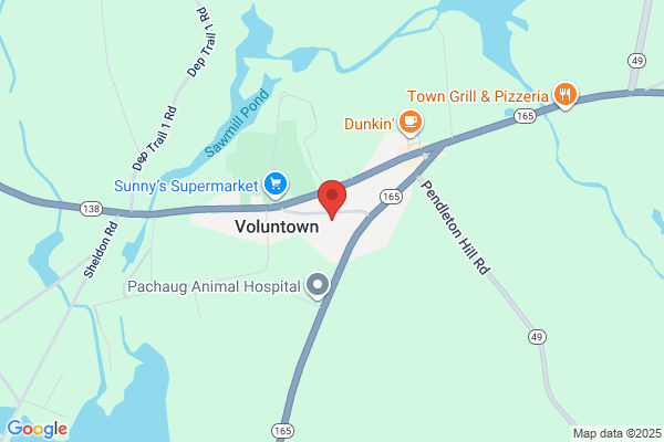 United States Government, United States Postal Service, Post Offices, Voluntown Post Office