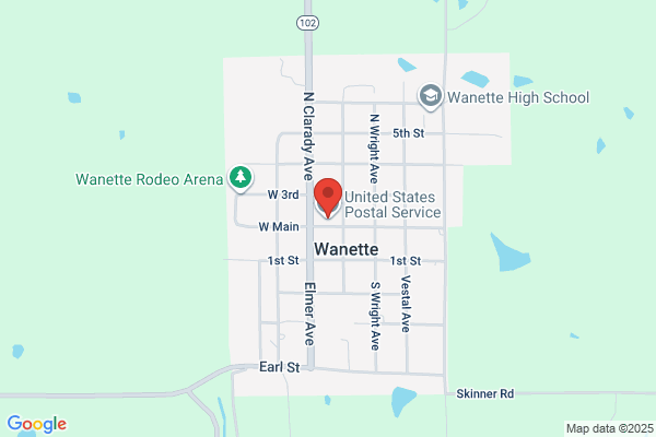 U S Government, Post Offices, Wanette