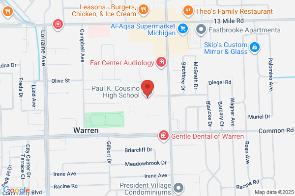 Warren Consolidated Schools, High Schools, Cousino High School