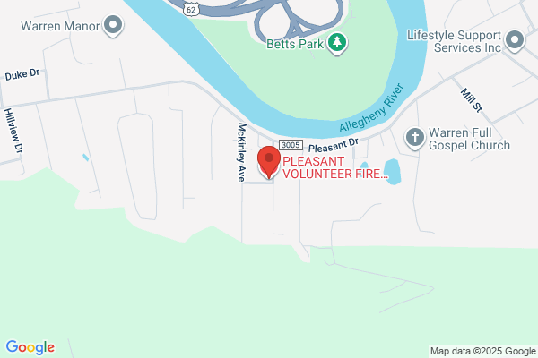 Pleasant Township Volunteer Fire Department, Social Hall