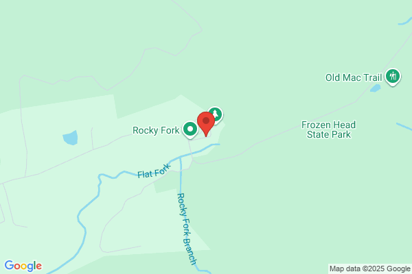 Rocky Fork Trailhead of the Cumberland Trail (Managed by Frozen Head)