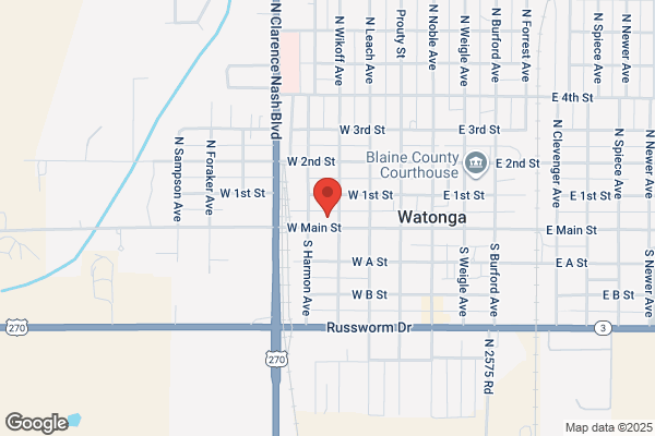 Watonga City of, Repair Shop