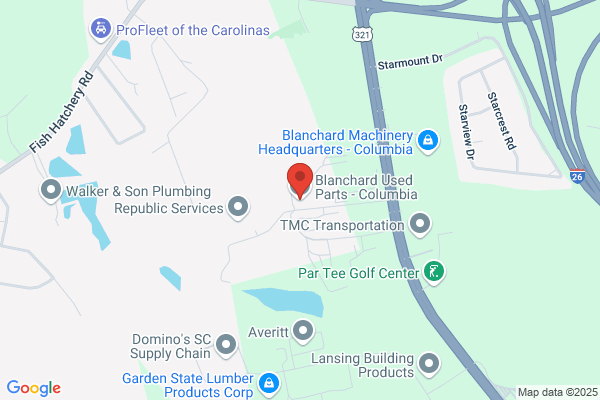 Blanchard Used Parts - Columbia